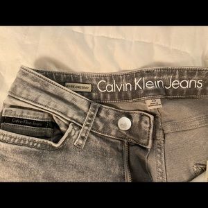 Calvin Klein High Rise Ankle Skinny Jeans